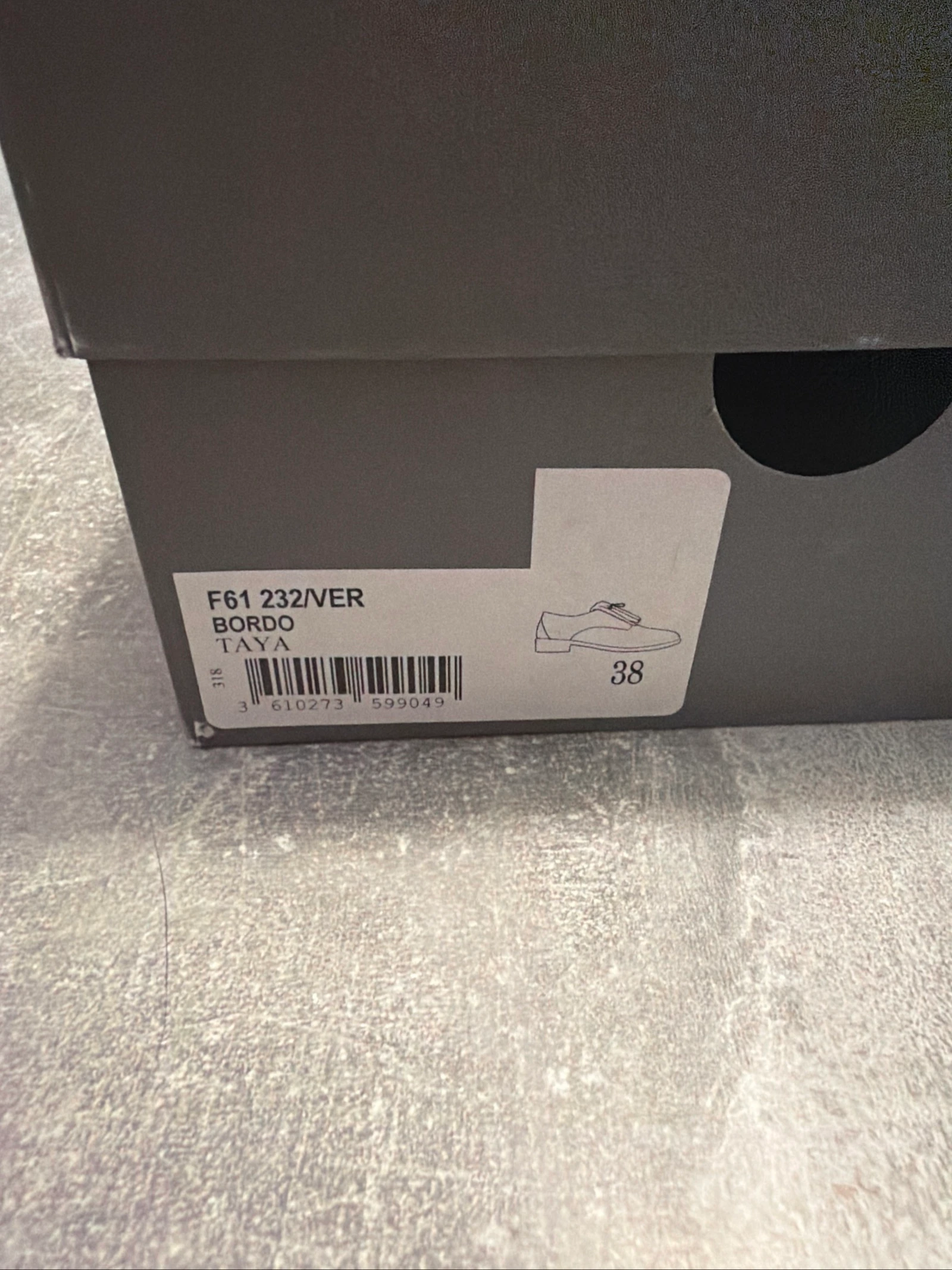Chaussure bordeaux minelli taille 38 bon état  – photo 2